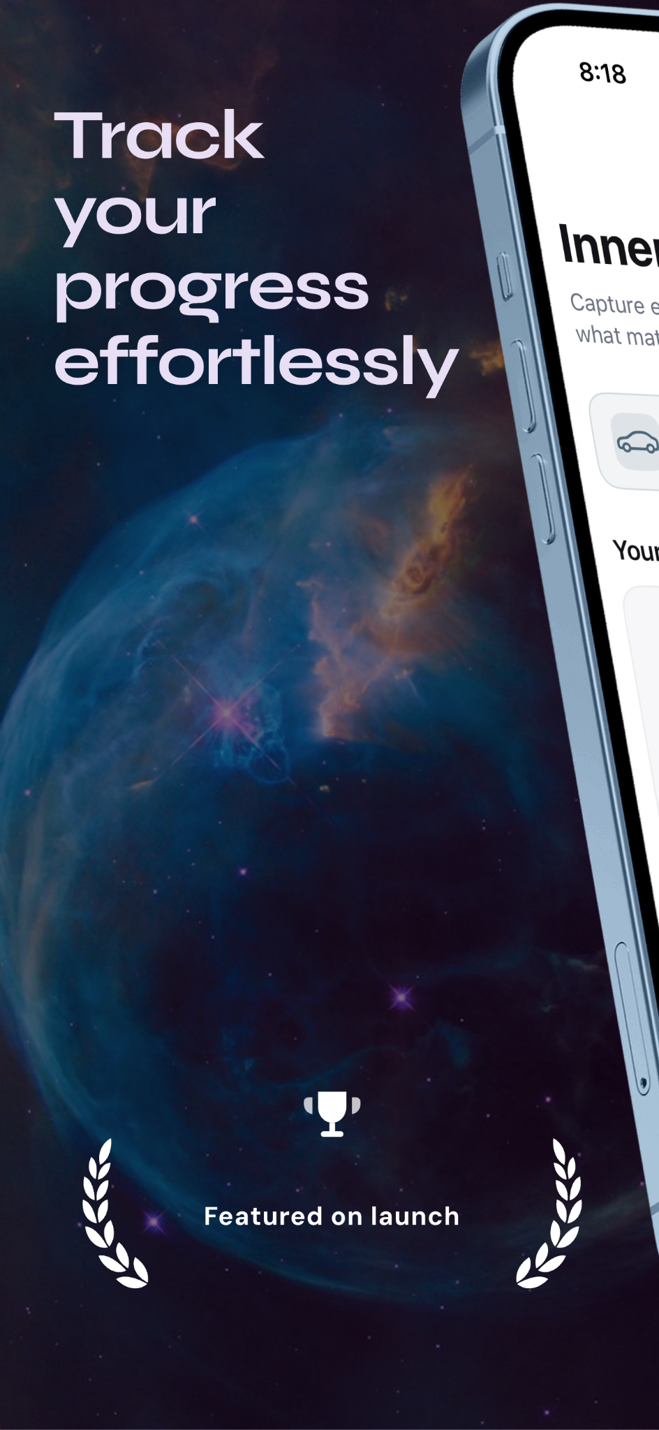 Inner Scribe settings screen showing app voice and on-device intelligence